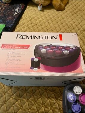 Remington Pink and Purple Velvet Hair Roller Styling Set